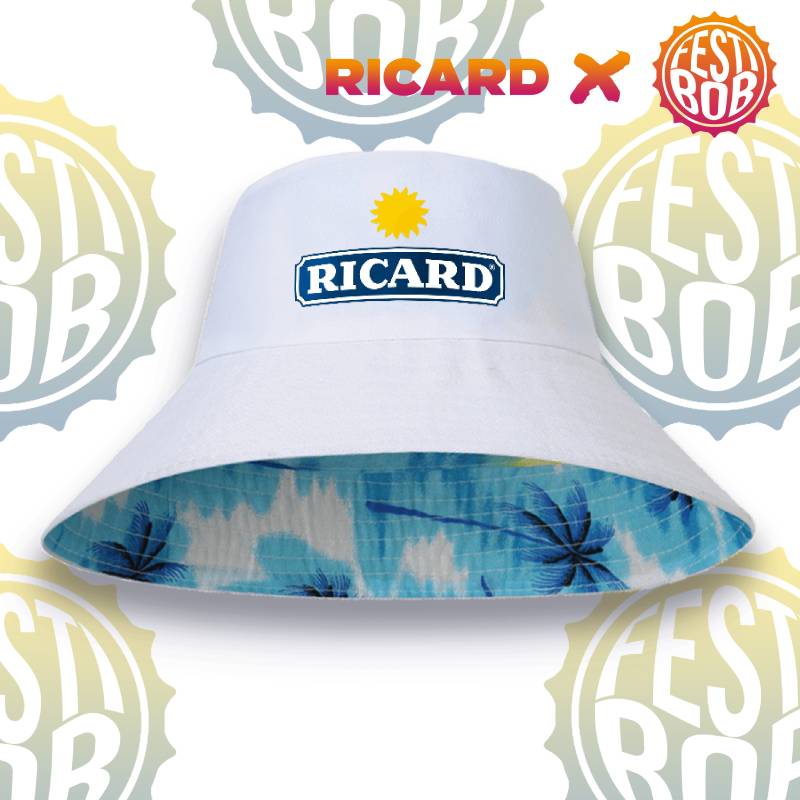 Bob Ricard Reversible Summer Aperitif Beach Style Petanque Sun Hat NEW